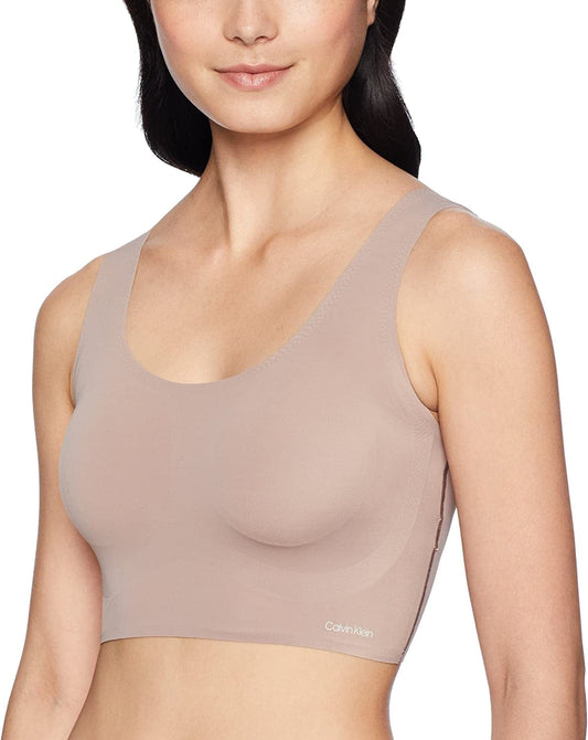 Calvin Klein Women'S Invisibles Comfort Seamless Scoop Neck Bralette Bra Josephine / Medium