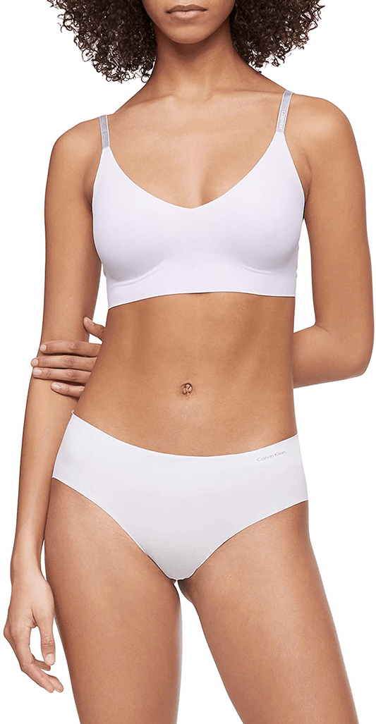 Calvin Klein Women'S Invisibles Comfort Seamless Wirefree Lightly Lined Triangle Bralette Bra Apparel & Accessories > Clothing > Underwear & Socks > Bras Kylie Max   