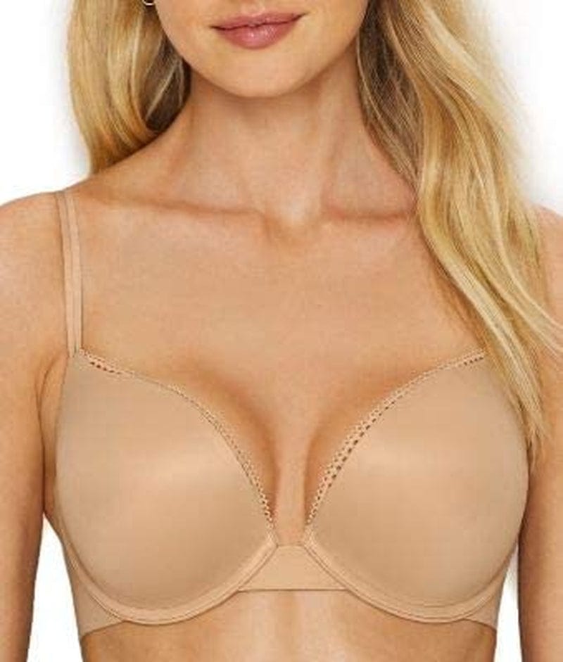 Calvin Klein Women'S Liquid Touch Push up Plunge Bra Bare / 32DD