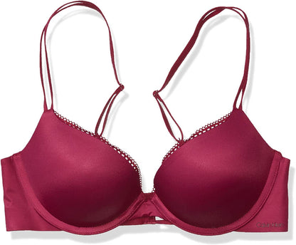 Calvin Klein Women'S Liquid Touch Push up Plunge Bra Covet / 32D