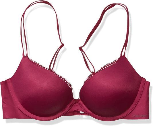Calvin Klein Women'S Liquid Touch Push up Plunge Bra Covet / 32D