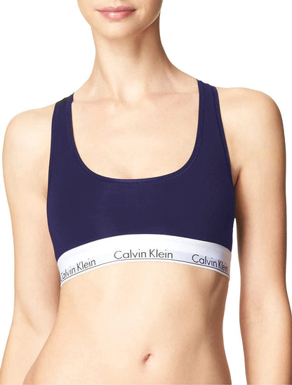Calvin Klein Women'S Modern Cotton Bralette Coastal / Large