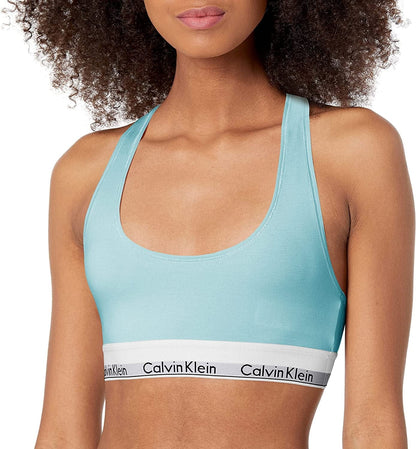 Calvin Klein Women'S Modern Cotton Bralette Frost Blue / Small