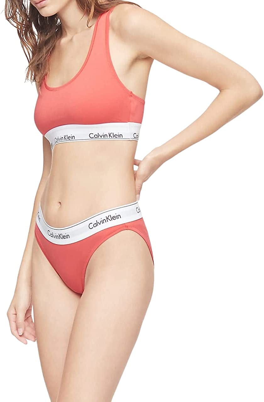 Calvin Klein Women'S Modern Cotton Bralette Sweet Berry / Medium