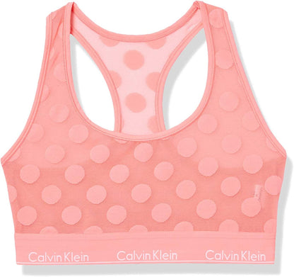 Calvin Klein Women'S Modern Cotton Bralette Gerbera Daisy Dot / X-Small