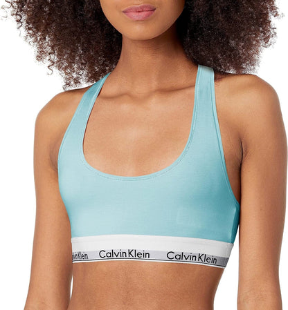 Calvin Klein Women'S Modern Cotton Bralette Frost Blue / Medium