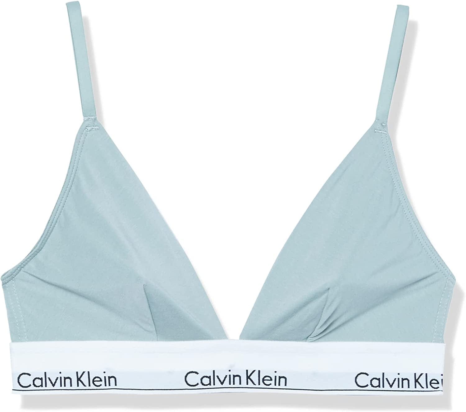 Calvin Klein Women'S Modern Cotton Triangle Bra Sage Meadow / X-Small