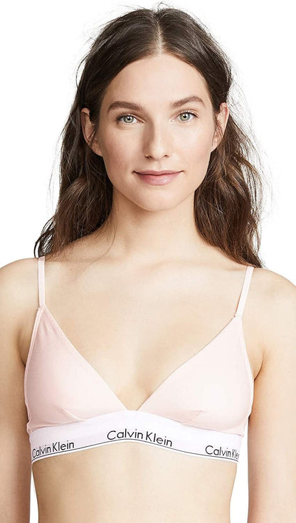 Calvin Klein Women'S Modern Cotton Triangle Bra Nymph's Thigh / X-Small