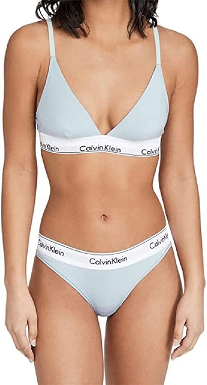 Calvin Klein Women'S Modern Cotton Triangle Bra Rain Dance / X-Small