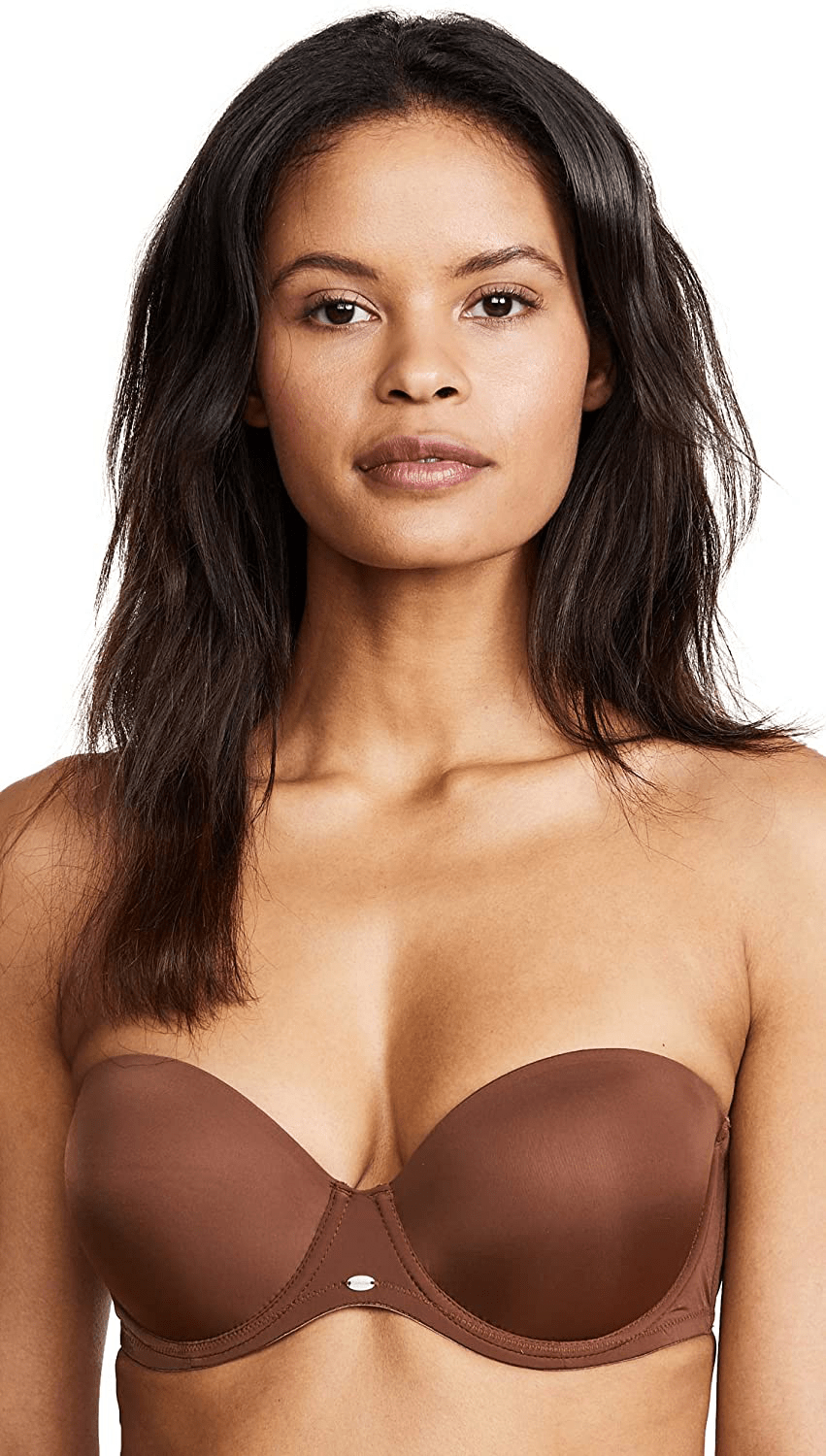 Calvin Klein Women's Naked Glamour Strapless Push Up Bra Cinnamon / 30C