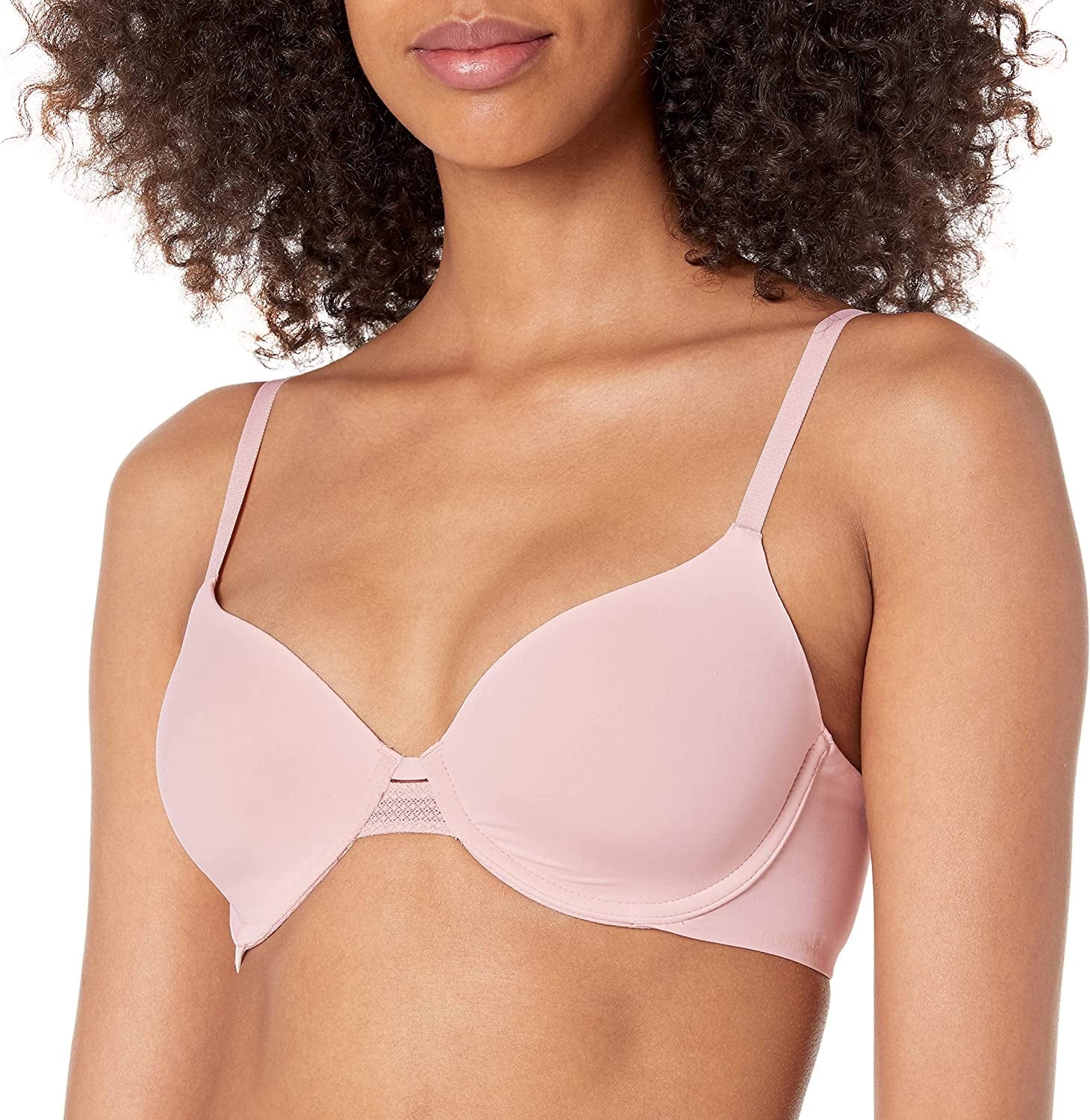 Calvin Klein Women'S Perfectly Fit Flex Lightly Lined Full Coverage T-Shirt Bra Nymphs Thigh / 34B