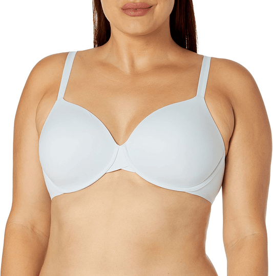 Calvin Klein Women's Perfectly Fit Lightly Lined Memory Touch T-Shirt Bra Polished Blue / 36C