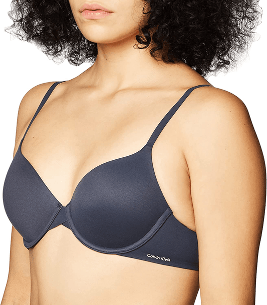 Calvin Klein Women's Perfectly Fit Lightly Lined Memory Touch T-Shirt Bra Speakeasy / 36C