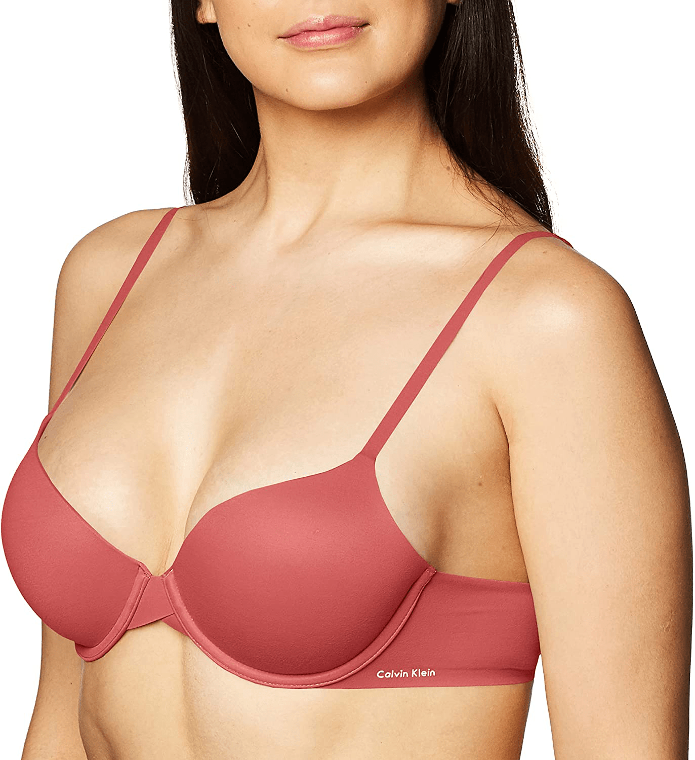 Calvin Klein Women's Perfectly Fit Lightly Lined Memory Touch T-Shirt Bra Granada / 38C