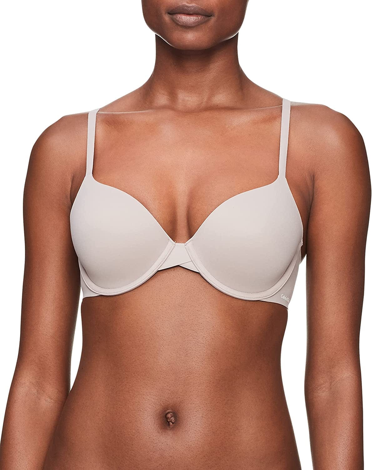 Calvin Klein Women'S Perfectly Fit Lightly Lined T-Shirt Bra with Memory Touch Fresh Taupe / 34C
