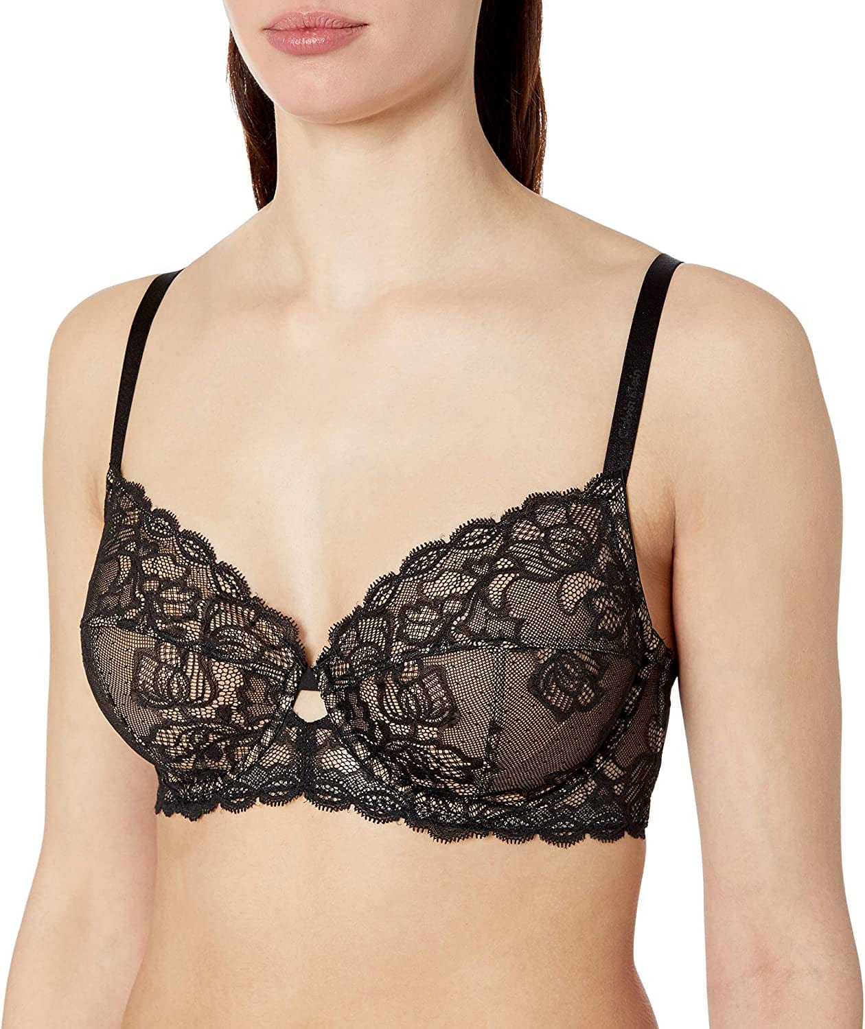 Calvin Klein Women'S Seductive Comfort Unlined Lace Bra