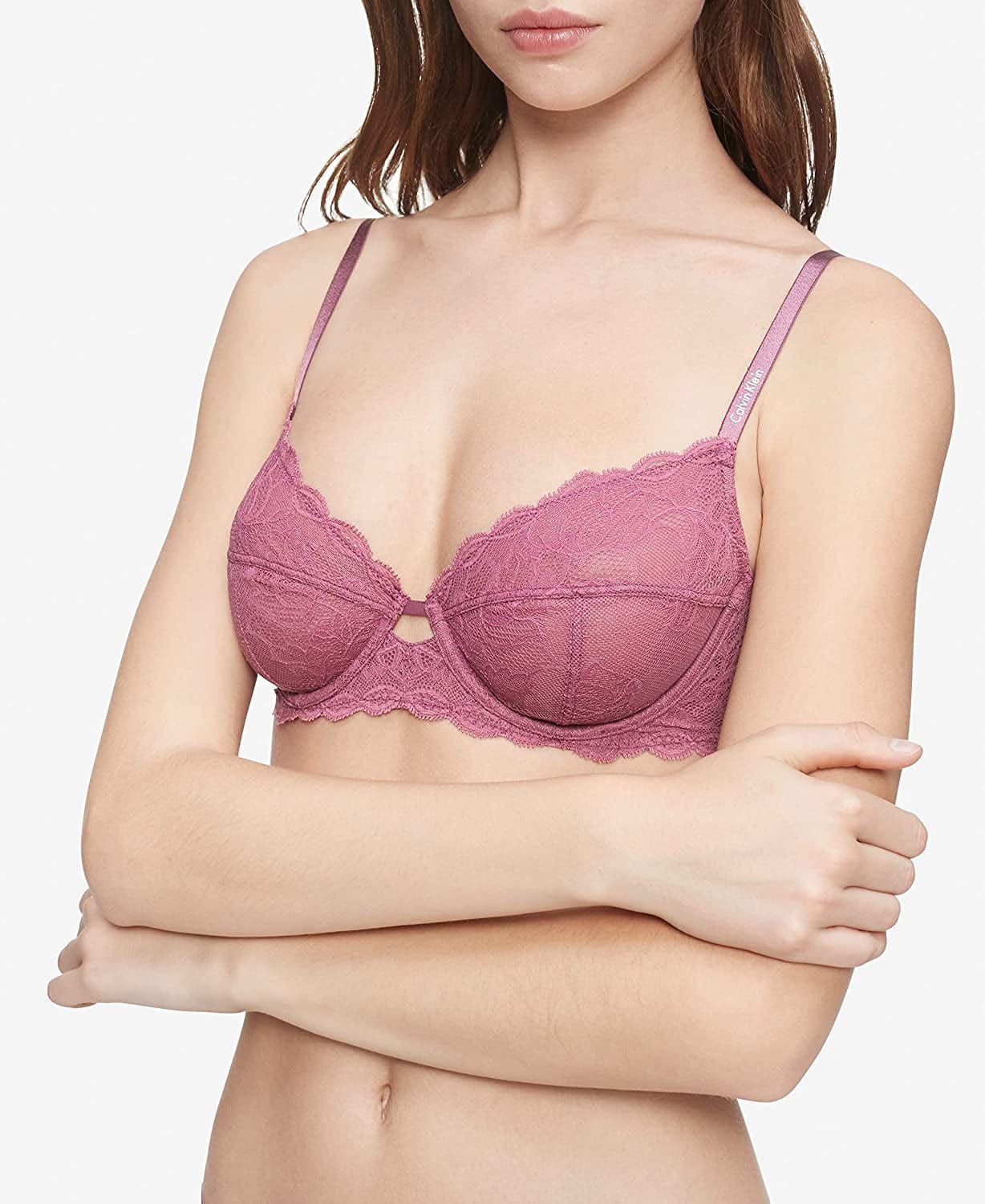 Calvin Klein Women'S Seductive Comfort Unlined Lace Bra