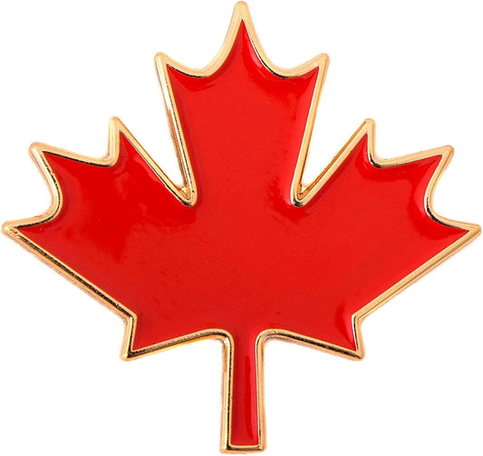 Canada Canadian Country Red Maple Leaf Lapel Pin Enamel Made of Metal Souvenir
