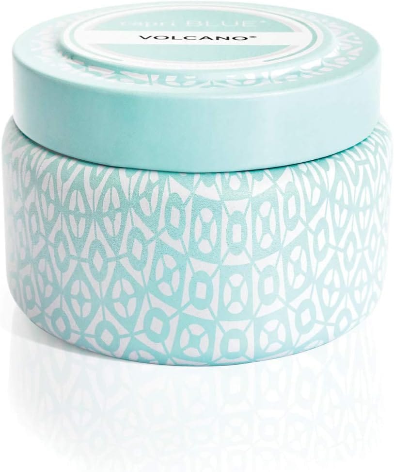 Capri Blue Volcano Candle - Aqua Signature Jar Luxury Candles Soy with Notes of Sugared Citrus & Tropical Fruits Scented for Home (19 Oz) 8.5 Oz