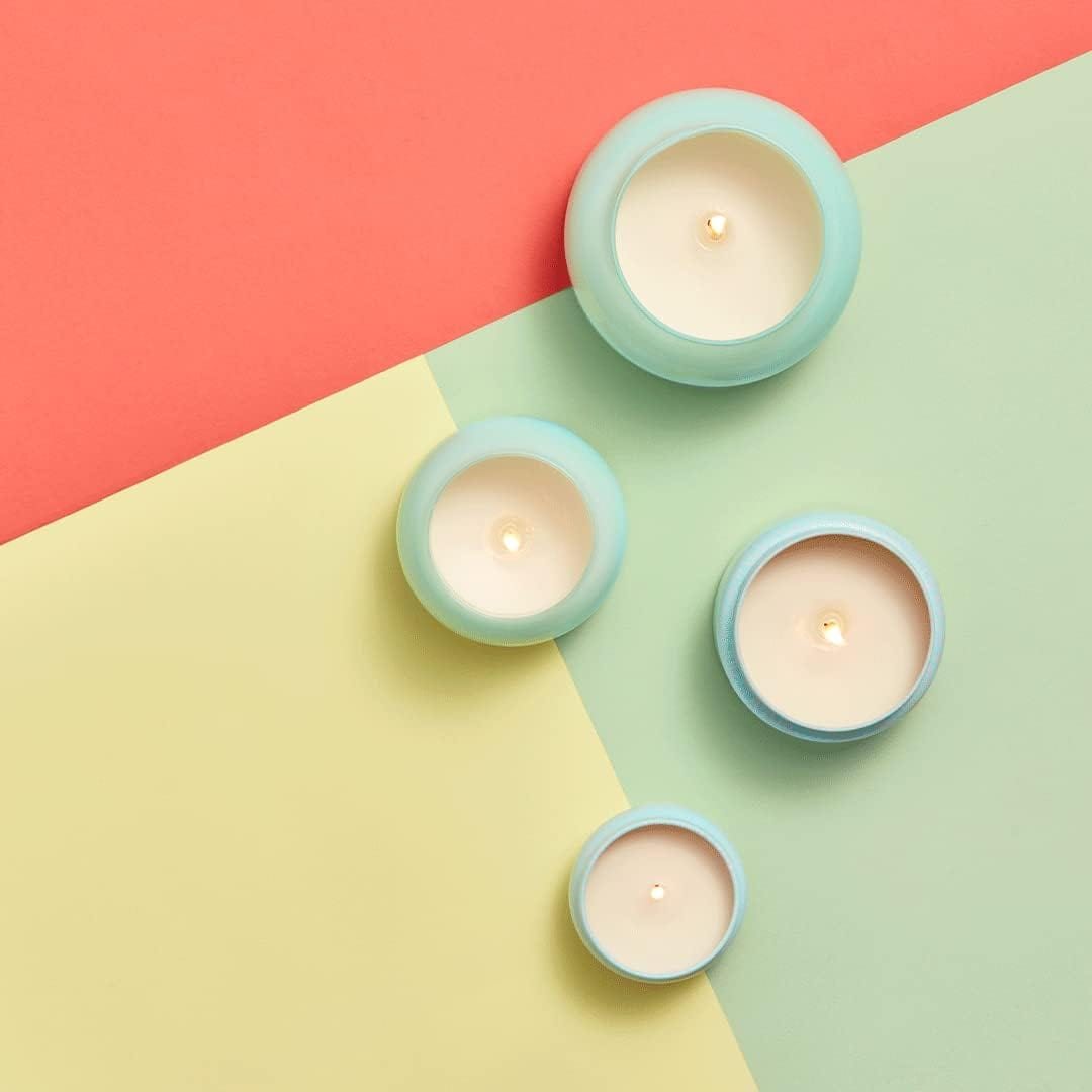 Capri Blue Volcano Candle - Aqua Signature Jar Luxury Candles Soy with Notes of Sugared Citrus & Tropical Fruits Scented for Home (19 Oz)