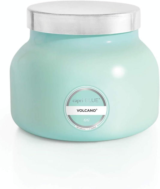 Capri Blue Volcano Candle - Aqua Signature Jar Luxury Candles Soy with Notes of Sugared Citrus & Tropical Fruits Scented for Home (19 Oz) 19 Oz