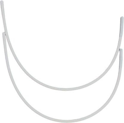 Carbon Steel Replacement Underwire Repair - Nylon Coated - Heavy Gauge Sturdy Wire for Bras - Regular Wire Size 38-1 Pair - See Pictures for Measurements and How to Order 1 Pair/2 Pieces / MUV60: Vertical Wire Size 60