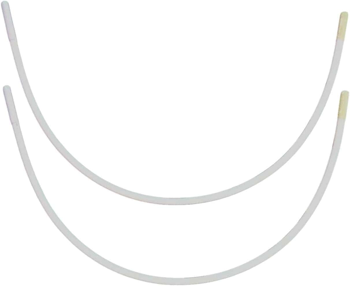 Carbon Steel Replacement Underwire Repair - Nylon Coated - Heavy Gauge Sturdy Wire for Bras - Regular Wire Size 38-1 Pair - See Pictures for Measurements and How to Order 1 Pair/2 Pieces / MUR56: Regular Wire Size 56