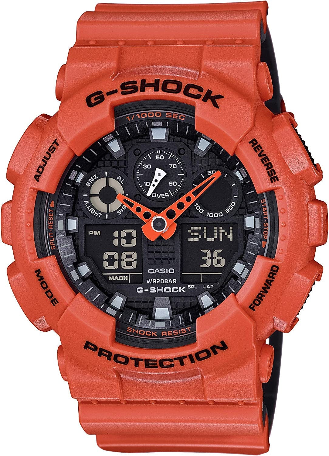 Casio Men'S GA-100 XL Series G-Shock Quartz 200M WR Shock Resistant Watch Black