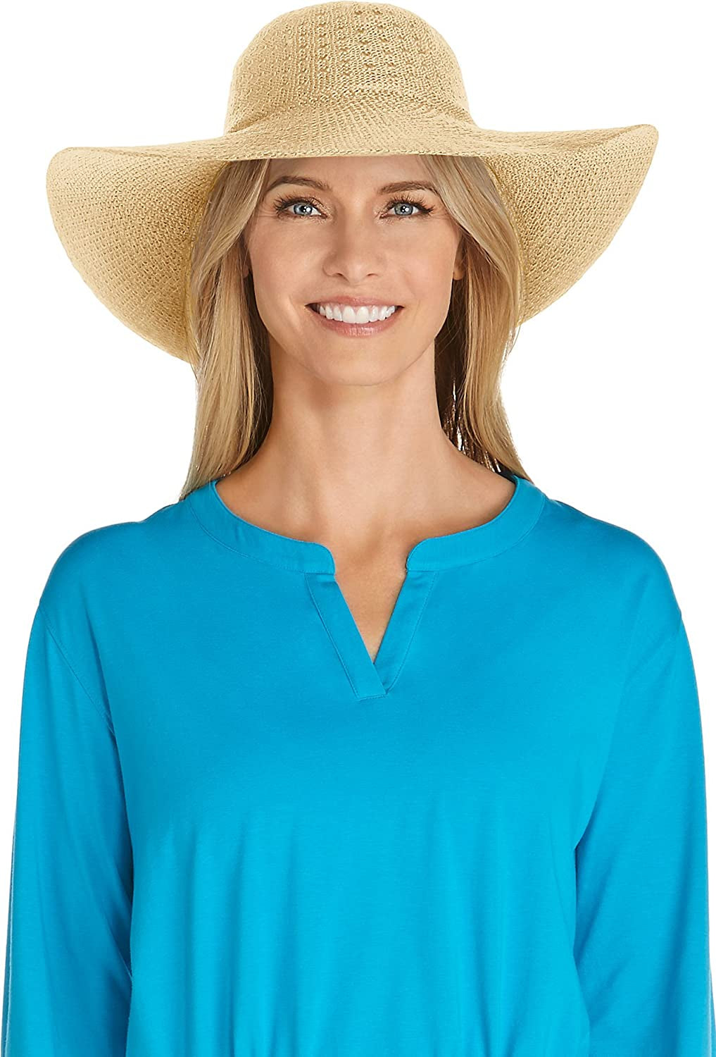Coolibar UPF 50+ Women'S Perla Packable Wide Brim Hat - Sun Protective Apparel & Accessories > Clothing Accessories > Hats Coolibar Natural One Size 