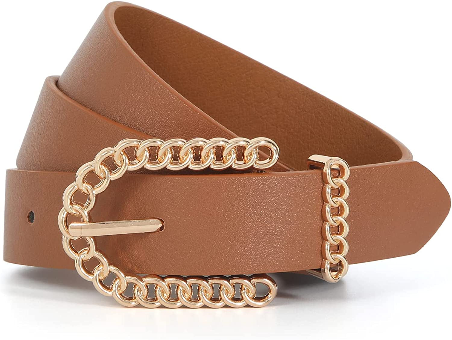 IFENDEI Women'S Faux Leather Belt for Jeans Dress Waist Belts Apparel & Accessories > Clothing Accessories > Belts IFENDEI   