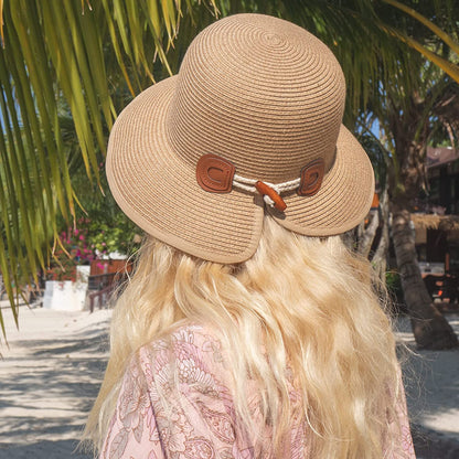 Comhats Straw Sun Hats for Women Summer Bucket UV Sun Protection Packable Foldable Fishing Gardening Hiking Travel Apparel & Accessories > Clothing Accessories > Hats Comhats   
