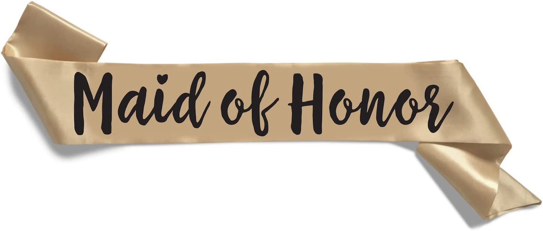 Team Bride Range Individual Sash - Sophisticated & Fun Party Favor for Bachelorette Party, Bridal Shower & Wedding Party - Double-Layer Sewn Satin (Maid of Honor, Rose Gold) Apparel & Accessories > Clothing Accessories > Sashes Bachelorette to Bride Champagne Maid of Honor 