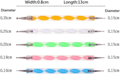COMIART Ball Styluses Dotting Tool Set for Embossing Pattern Clay Sculpting,Nail Art Health & Beauty > Personal Care > Cosmetics > Cosmetic Tools > Nail Tools COMIART CREATE COLOR LIFE   