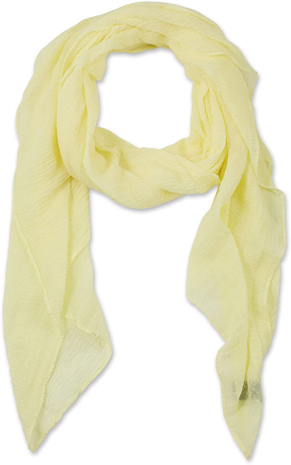 Hadley Wren Women'S Lightweight Summer Insect Shield Scarf Apparel & Accessories > Clothing Accessories > Scarves & Shawls Hadley Wren Light Yellow  