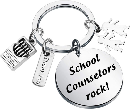 SEIRAA School Counselor Gift Teacher Bracelet End of Year Gift for Teacher Graduation Jewelry Principal Gift Apparel & Accessories > Jewelry > Bracelets SEIRAA School counselor keychain  