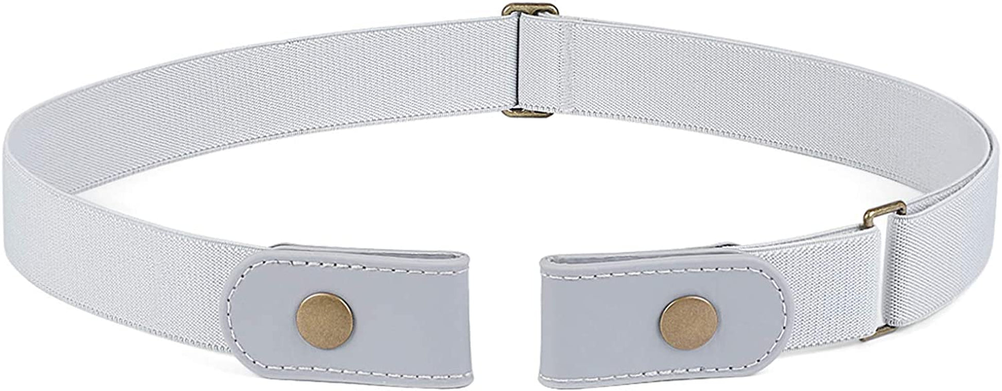 No Buckle Stretch Belt for Women Men Elastic Waist Belt up to 72 Inch for Jeans Pants Apparel & Accessories > Clothing Accessories > Belts WERFORU G-gray Pants Size 31"-50" 