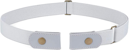 No Buckle Stretch Belt for Women Men Elastic Waist Belt up to 72 Inch for Jeans Pants Apparel & Accessories > Clothing Accessories > Belts WERFORU G-gray Pants Size 31"-50" 