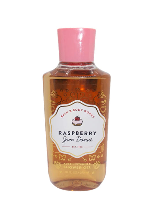 Bath & Body Works Raspberry Jam Donut Shower Gel 10 Ounce Body Wash Health & Beauty > Personal Care > Cosmetics > Bath & Body Bath & Body Works   