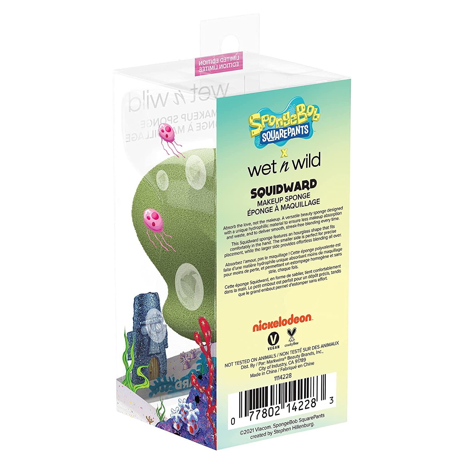 Wet N Wild Makeup Sponge Bob Squarepants Tools Tentacles Hourglass (1114228), Squidward Health & Beauty > Personal Care > Cosmetics > Cosmetic Tools > Makeup Tools wet n wild   