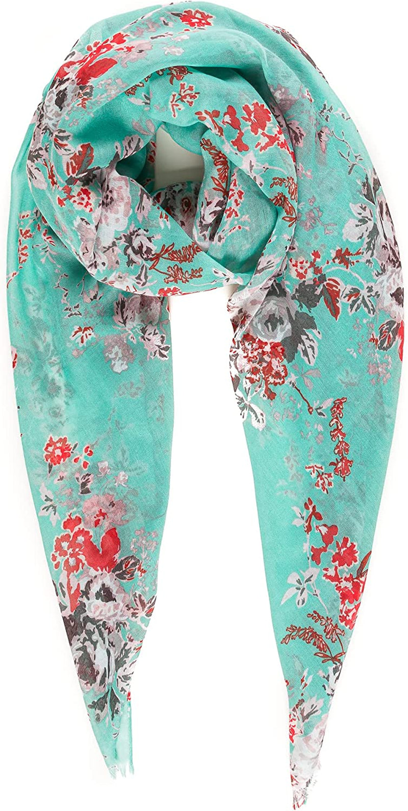 Scarfs for Women Lightweight Floral Flower Fashion Wrap Shawl Fall Winter Apparel & Accessories > Clothing Accessories > Scarves & Shawls MIMOSITO Alyssa-4  