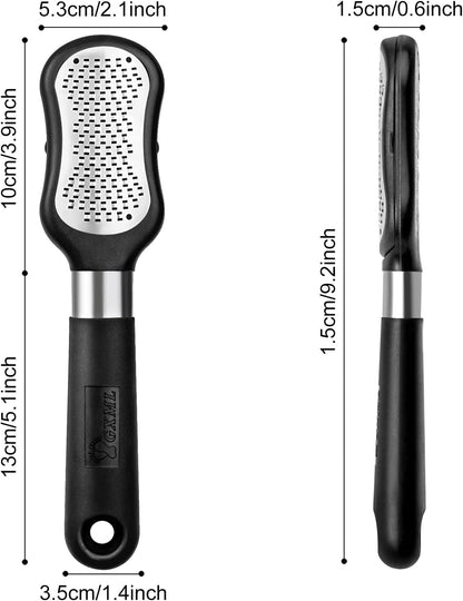 CGBE Callus Remover for Feet Foot Scrubber and Double-Side Dead Skin Storage Pedicure Tools for Foot Care Surgical Grade Stainless Steel Foot File for Foot Spa（One Pack with Two-Side） Health & Beauty > Personal Care > Foot Care CGBE   