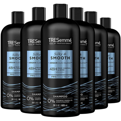 Tresemmé 24 Hour Volume Shampoo for Fine Hair Formulated with Pro Style Technology 28 Oz Health & Beauty > Personal Care > Hair Care TRESemmé Smooth and Silky 28 Fl Oz (Pack of 6) 