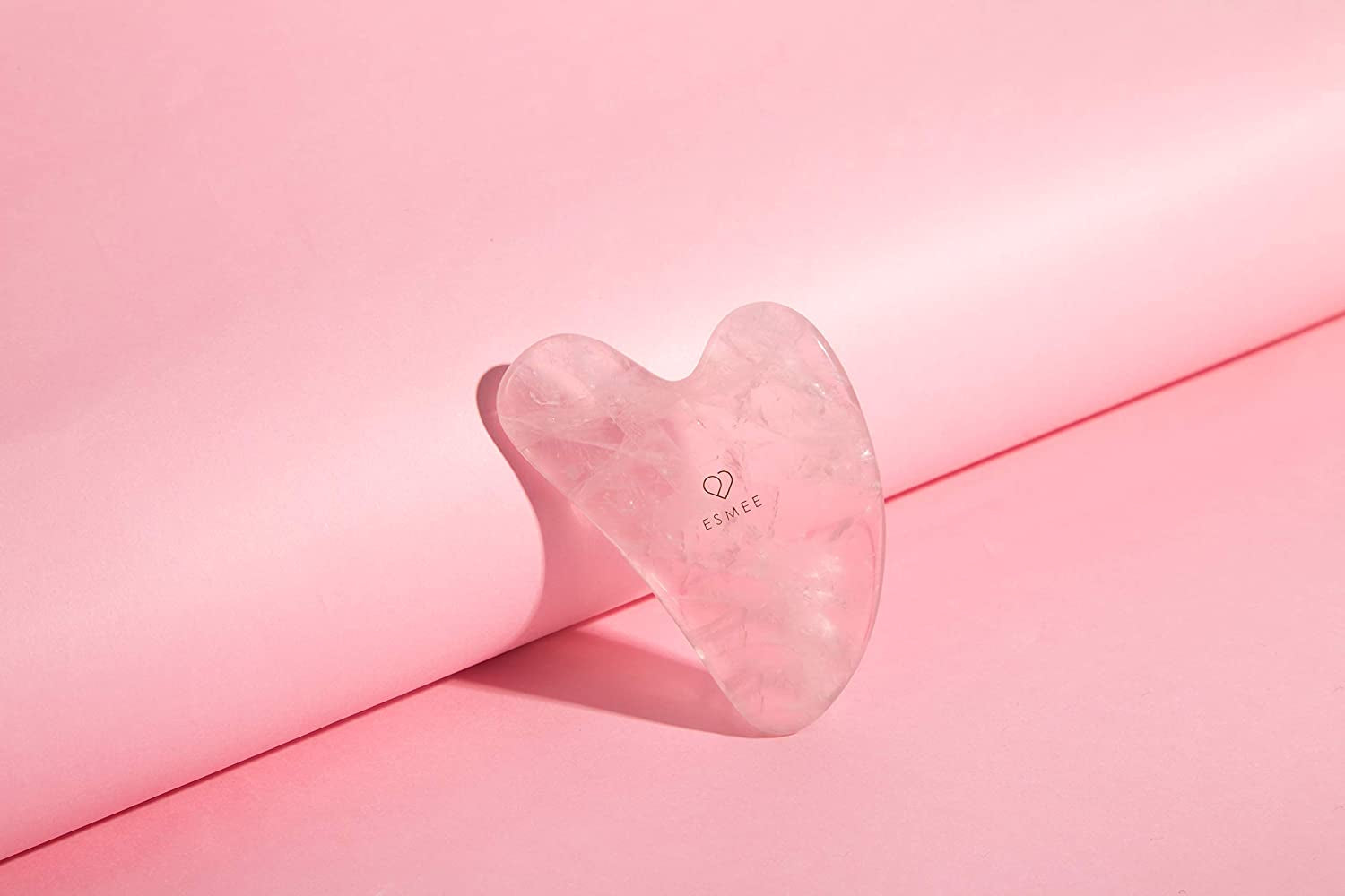 Rose Quartz Gua Sha Facial Tool Set by Esmee | 3 in 1 Premium Guasha Kit | 100% Real Rose Quartz Crystal | Anti-Aging Beauty Therapy for Massage and Skin Rejuvenation (Rose Quartz) Health & Beauty > Personal Care > Cosmetics > Cosmetic Tools > Skin Care Tools Esmee Beauty and Lifestyle   