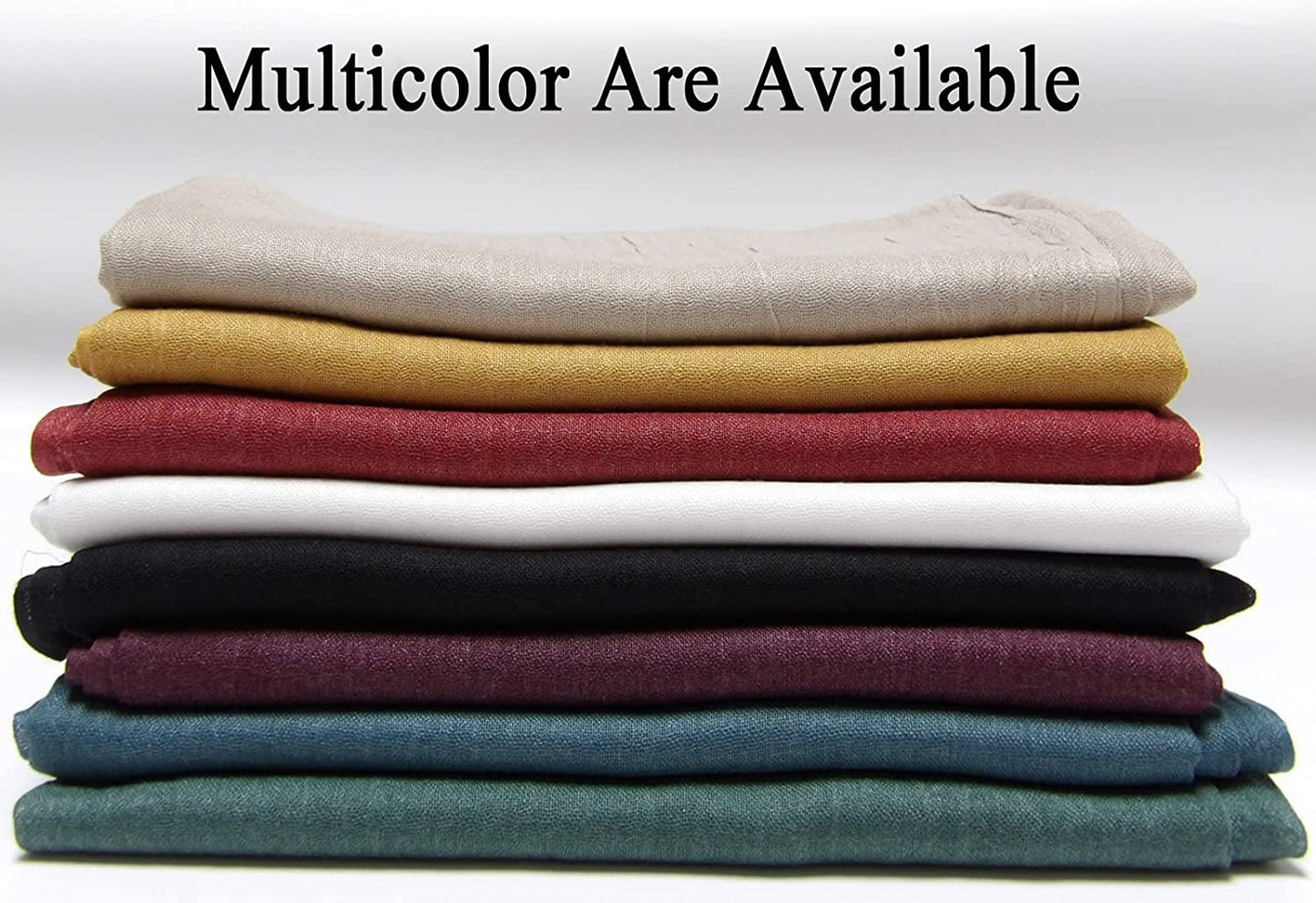 Women Summer Scarfs Lightweight Large Long Gauze Shawl Linen Beach Wrap Plain 75”×43” Apparel & Accessories > Clothing Accessories > Scarves & Shawls Gragengs   