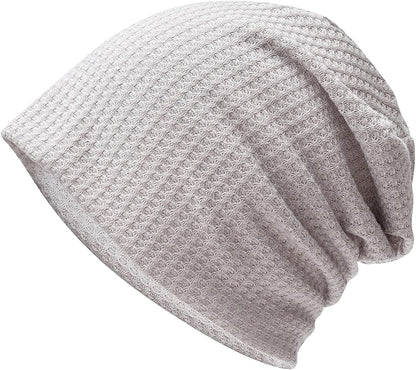 Century Star Unisex Baggy Lightweight Hip-Hop Soft Cotton Slouchy Stretch Beanie Hat Apparel & Accessories > Clothing Accessories > Headwear Century Star 1 Light Grey One Size 