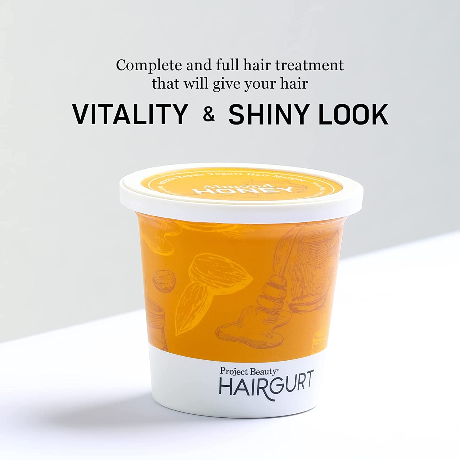 Hairgurt Intense Repair Yogurt Hair Mask for Dry Damaged Hair and Hair Growth, Deep Conditioner and Hair Care with Almond & Honey - 6Oz Health & Beauty > Personal Care > Hair Care Hairgurt   