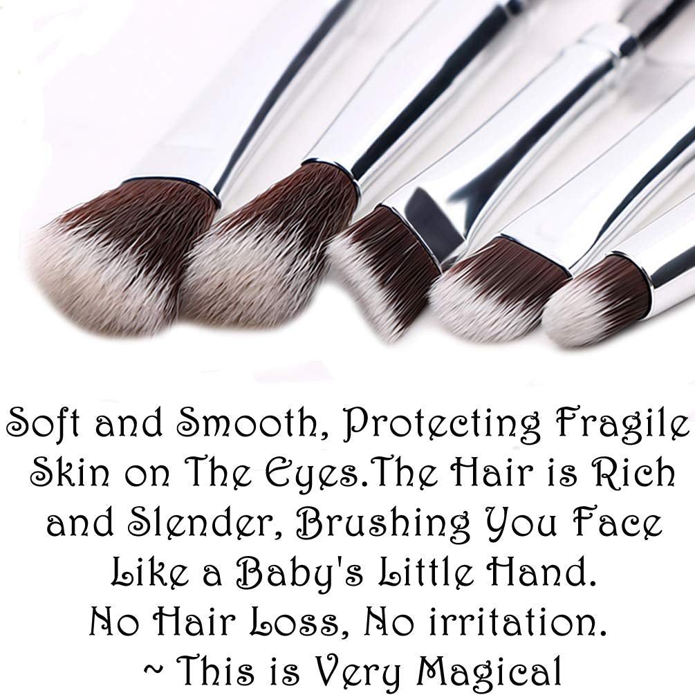 JASSINS 5 Pcs Potter Makeup Brush Set, Wizard Magic Wand Brush for Foundation Eye Shadow Eyeliner Blending Pencil Lip Professional Makeup Tools with a Gift Bag Health & Beauty > Personal Care > Cosmetics > Cosmetic Tools > Makeup Tools JASSINS   