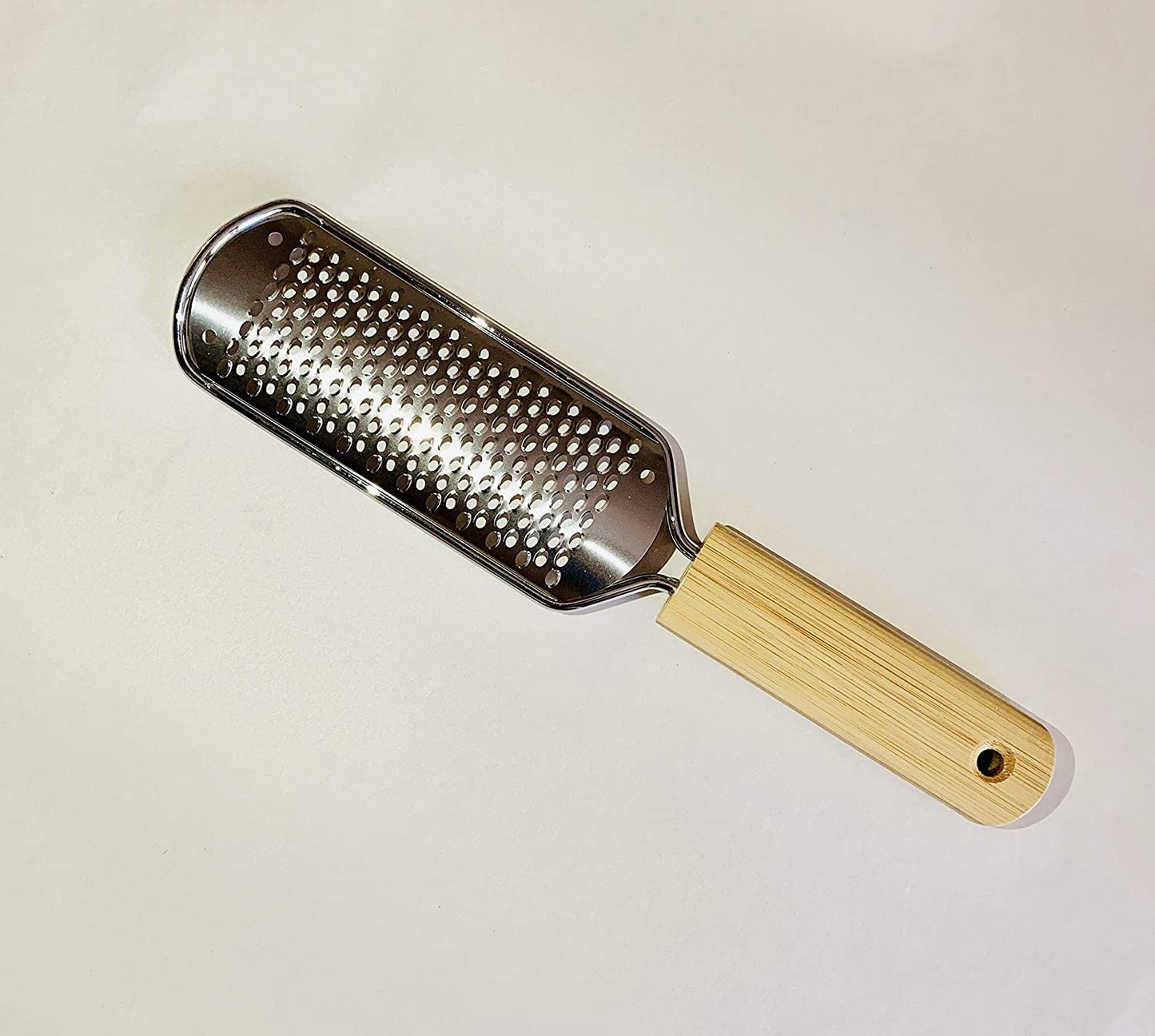 Foot Callus Remover. Cozibath File for Heels with Bamboo Handle, Surgical Grade Stainless Steel Foot Grater to Remove Dead Skin, Foot Scrubber, Cracked Heel Care Tool Health & Beauty > Personal Care > Foot Care Generic   