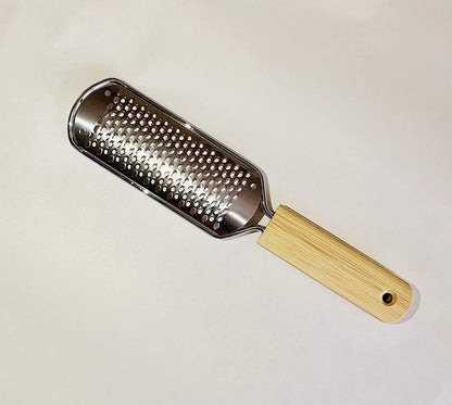 Foot Callus Remover. Cozibath File for Heels with Bamboo Handle, Surgical Grade Stainless Steel Foot Grater to Remove Dead Skin, Foot Scrubber, Cracked Heel Care Tool Health & Beauty > Personal Care > Foot Care Generic   