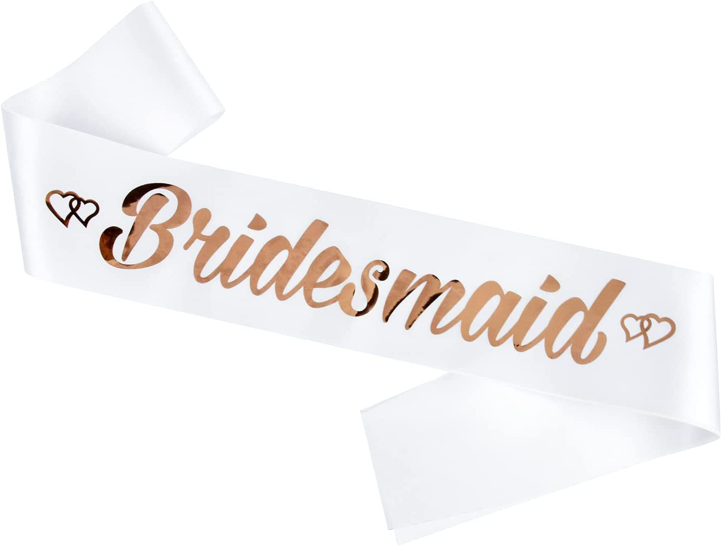 SGKUED Rose Gold Bachelorette Party Sash - Team Bride Decorations,Bridal Shower Favors,Hen Night Gifts, Engagement Party Satin Favors,Wedding Party Accessories Apparel & Accessories > Clothing Accessories > Sashes SGKUED Bridesmaid  